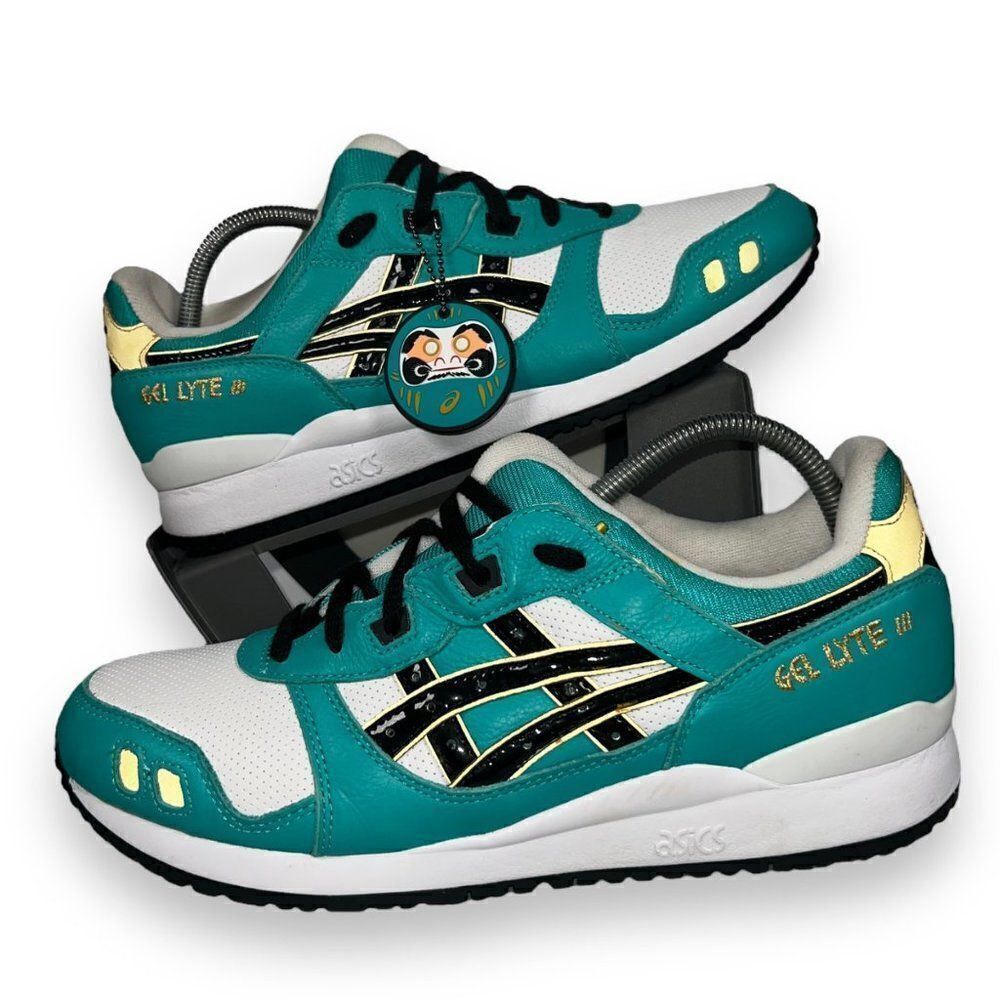 Asics Gel-Lyte‎ III OG "Teal Daruma" Baltic Jewel/Black 1201A180 Men's 10